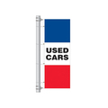 Nabco Everwave Horizontal Slogan Drape Flag Single Face: Used Cars 281SI-USEC
